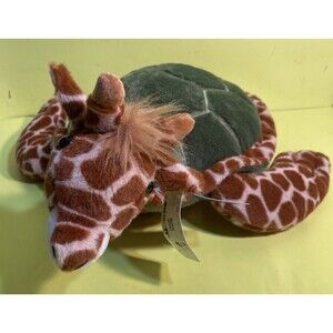 "Randimals Girtle" plush toy, a hybrid of a giraffe and a turtle